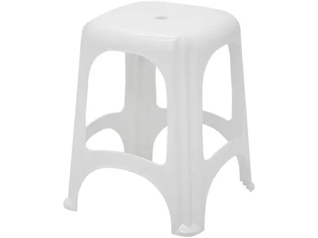 Banqueta Baixa Branca Tramontina Basic