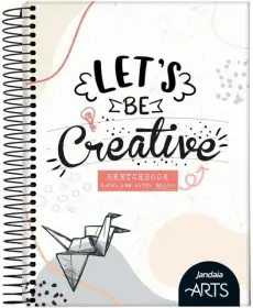 Caderno de Esboço A6 Espiral para Arte e Desenho