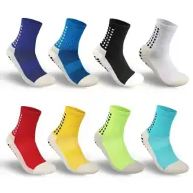 Meia Esportiva Masculina Cano Alto Antiderrapante para Futebol