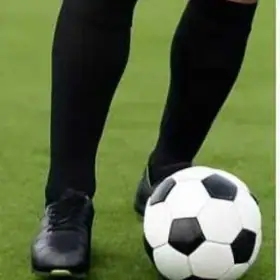 Meião Masculino de Futebol Cano Longo com Calcanhar Atoalhado